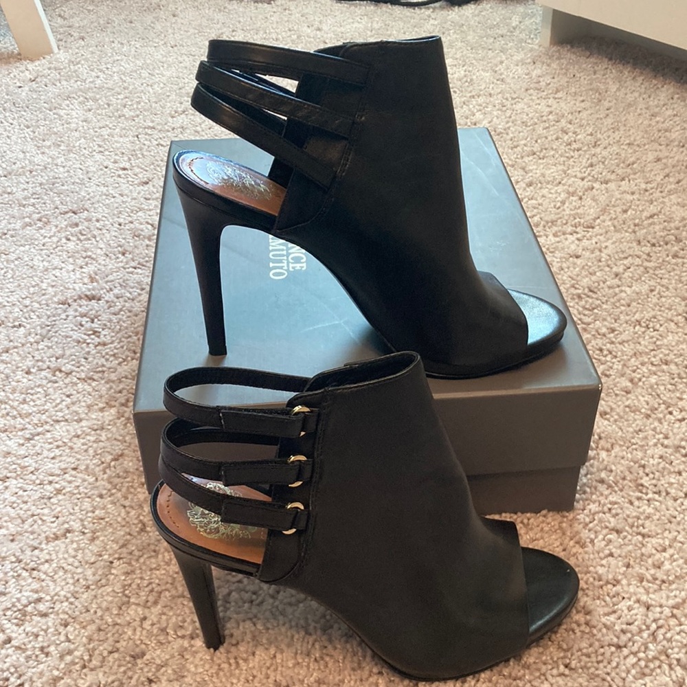 Vince Camuto peep toe bootie